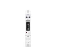 18mm Single Phase 1P Backlight Digital Wattmeter Power Consumption Analog Meter kWh AC 230V 50Hz LCD Din Rail(DDS660-M)