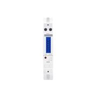 18mm Single Phase 1P Backlight Digital Wattmeter Power Consumption Analog Meter kWh AC 230V 50Hz LCD Din Rail(DDS660-L)