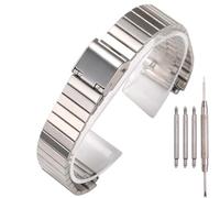 18mm Stainless Steel Replacement Watchband Compatible with Casio F-108WH AE1200WH A168WA A158WA LA670WGA A700W Women's and Men's Watch Accessories (Silver1)