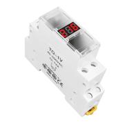 18mm Voltage Meter Ammeter AC 40-500V 220V 380V Single Three Phase Display Detector 1pcs(TO-1V)