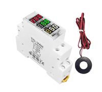 18mm Voltage Meter Ammeter AC 40-500V 220V 380V Single Three Phase Display Detector 1pcs(TO-VAH)