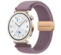 18mm Watch Strap Braided Magnetic for Garmin Venu 3S Strap/Forerunner 265S, Quick Release Adjustable Stretchy Comfortable Solo Loop for Men & Women