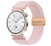 18mm Watch Strap Braided Magnetic for Garmin Venu 3S Strap/Forerunner 265S, Quick Release Adjustable Stretchy Comfortable Solo Loop for Men & Women