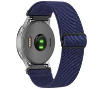 18mm Watch Straps Compatible with Garmin Venu 2S/Venu 3S/Vivoactive 4S/Vivomove 3S/Forerunner 255s/255s Music/265s, Quick Release Replacement Sport Loop Watch Strap for Men and Women (Blue)