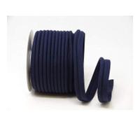 18mm Wide Poly Cotton Flanged Piping Cord, Insertion Cord - Sold by The Metre (Navy)