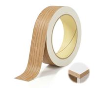 18mm X 10m Real Oak Edging Self-Adhesive Tape Wooden Panels Edge Strip | No Iron Needed Furniture Edge Tape Worktop Edging Strip Long-Lasting Oak Effect Repair Tape for Kitchen Cabinet Wood