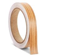 18mm X 10m Wood Trim Worktop Veneer Edging Tape Self Adhesive Tape Beech | PVC Kitchen Worktop Edging Strip for Furniture Cabinet Desk Shelves, Glued Wood Edge Banding for Diy Wood Decoration