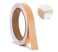 18mm X 10m Wood Trim Worktop Veneer Edging Tape Self Adhesive Tape Beech | PVC Kitchen Worktop Edging Strip for Furniture Cabinet Desk Shelves, Glued Wood Edge Banding for Diy Wood Decoration