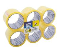 18Pc Clear Strong Parcel Packing Tape Cartoon Sealing 48mm X 50M Sellotape Rolls