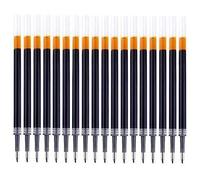 18pcs 0.5mm Gel Pen Refills Liquid Gel Ink Pen Refill Needle Tubing Penpoint Ballpoint Pen Replacement Refill Office School Supplies for Student Black