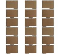 18pcs A5 Binder Dividers Kraft Paper Binder Tab Divider