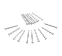 18pcs Brazier Head Aluminum Dome Rivets M3x25mm, for Hardware