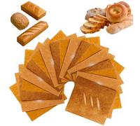 18PCS Bread Shape Gift Wrapping Paper,Funny Packaging Pattern Kraft Paper,Wrapping Paper That Looks Like Bread,Rustic Bread,Baguette,And Toast Designs,Oil-Resistant And Tear-Resistant Kitchen Supplies