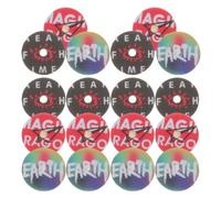18pcs Car Air Freshener Pe Disc Vent Clip Retro Record Player