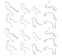 18PCS Car Headlight Bulb Retaining Clip Set, Universal Adjustable Clamp Spring Replacement Accessories for H1 H3 H4 H7 Low Beam Bulb Holder, Car Truck SUV Motorcycle Light Bulb Repair Parts
