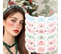 18pcs Christmas Makeup Tattoo Stickers High-End Sense Simulation Natural Freckles Party Makeup Face Stickers