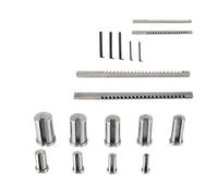 18pcs CNC Keyway Broaches Set Bushing Shim 1/2-1-1/2 Broach Inch Sized High Speed Steel Cutting Tool