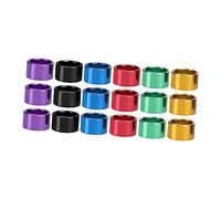 18Pcs Colorful Aluminum Bird Leg Rings for Pigeons, Parrots, Chickens, Ducks - Reusable ID Bands for Poultry