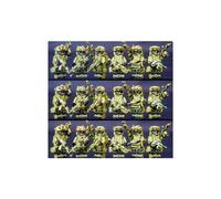 (18pcs-D) 18pcs Military building blocks forces ghost special police fully armed toys Fit Lego