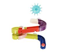 (18pcs) DIY Kids Bath Toys Wall Suction Cup Marble Race Run Track Bathroom Bathtub Play Water Games Toy Kit