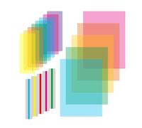 18pcs Dyslexia Overlays, Coloured Overlays for Dyslexia, Reduce Visual Stress, Overlays for Reading Dyslexia, Highlight Strips Dyslexia Aids for Children