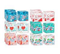 18PCS Elegant Party Boxes For Various Occasion Small Appreciation Boxes Stylish Nurse Day Decoration Supplies