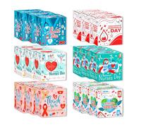 18PCS Elegant Party Boxes For Various Occasion Small Appreciation Boxes Stylish Nurse Day Decoration Supplies