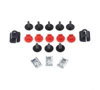 18pcs Engine Under Tray For Splash Guard Mounting Package Compatible with For Volvo V40 2012 through 2019 Direct Replacement OEM Part Numbers Provided