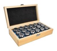 18Pcs ER32 Spring Collet Carbon Steel Mechanical Transmission Milling Lathe Chuck Set for CNC Engraving Machine 3 to 20mm