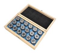 18Pcs ER32 Spring Collet, Carbon Steel Milling Chuck Set with Storage Box, 3-20mm for CNC Engraving Machine