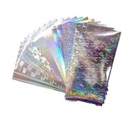 18pcs Fishing Lure Tape Reflective Fish Scale Sticker Holographic Adhesive Film Artificial Fish Skin Sticker