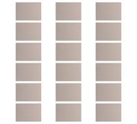 18pcs Grey Backer Board Sheets for Art Prints, A3 Paper Replacement | Smooth Finish, Uniform Surface, Custom Fit Sizing, for Scrapbooking and Portfolio Building