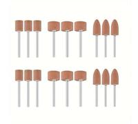18pcs Grinding Wheel Head, 1/8 Inch Shank Size, for Polishing, Deburring wood