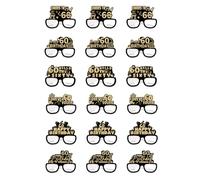 18pcs Handmade Eyeglasses Eyewears Paper Glasses For Birthday Party Decorations Holiday Photo Props For Women Girls Party Supplies