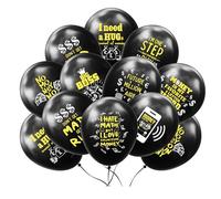 18Pcs Hilarious Phrases Money Themed Party Latex Balloons Bill Dollar Signs Party Balloons for Weddings Bachelorette Retirement Anniversary Graduations Birthday Las Vegas Casino Party Supplies
