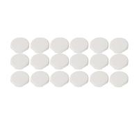18pcs Joystick Replacement Caps 25.3mm Diameter Mechanical Button Caps for Fighting Game Controllers, Compatible with Sallybox Fightingbox Slimbox Keyboards, ABS Anti - Slip Gaming (Matte White)