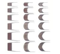 18Pcs Leather Hole Puncher Ergonomic Grip Metal Corner Punching Tool Leathercraft Corner Cutter For Leatherworking Carbon Steel Leather Hole Maker