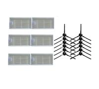 18pcs/lot Accessoreis Replacement Parts Compatible For ILIFE V3 V5 V5s V3s V5s Pro V50 X5 Robot Vacuum Cleaner Hepa Filter +Side Brush