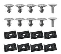 18PCS Lower Engine Cover Pin Screw,Yucool Engine Access Cover pin Radiator Pin Clips Engine Splash Shield Hardware Screw and Access Clip for Vehicle Compatible with Honda Civic Accord CRV Acura