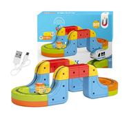 18pcs Magnetic Electric Train Set, 3D Embedded Layouts Train Track Set For Kids, High-Speed Rail Building Learning Toy For Children, Boys, Girls, Friends, Christmas