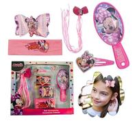 18pcs Minnie Mouse Disney Character Hair Accessories Set for Kids Multicolour Headwear Styling Tools, Head Ornaments Set for Birthday Gift 3+ Y