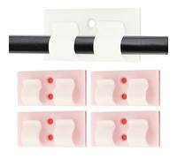 18pcs Outdoor Light Clips,Strong Self Adhesive Outdoor Lights Hooks, Waterproof Cable Clips for Outdoors String Lights Wall Desk Home Office Workshop(White)