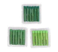 18Pcs Pastels Forest Green Series Vibrant Colour Easy Blending Shading Oil Crayons for Impasto Stenciling Dotting