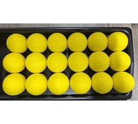 18PCS Practice Golf Balls - High-Density Foam Golf Air Balls for Indoor & Garden Use | Safe, True Spin Golf Practice Balls for Swing Training