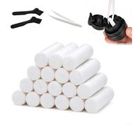 18pcs Replacement Cotton Pads for Shark ChillPill FA022 Sprayer Head, 12.5x8.5x1.5cm Filter Wicks with Brush and Clip for Cleaning