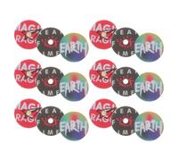 18pcs Retro Record Player Car Air Freshener Disc Clip