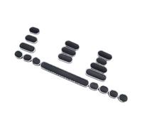 18Pcs Round Punk Keycap Set Classical Design Caps Unique Character Button Long Terms Use KeyCaps Replacement Keycap Collection