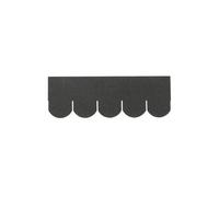 18Pcs Self-Adhesive Fish-Scale Asphalt Roof Shingles (Covers 2.4m²)for Sheds & Homes in Black The hot sale Black