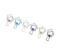 18Pcs/Set Binder Clip Hollowed Out Design Fish Metal Solid Color Paper Organizer Decorative Stationery Office Supply for Office Supplies, Home, Kitchen, Shops(Color 3)