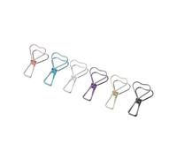 18Pcs/Set Binder Clip Hollowed Out Design Fish Metal Solid Color Paper Organizer Decorative Stationery Office Supply for Office Supplies, Home, Kitchen, Shops(Color 1)